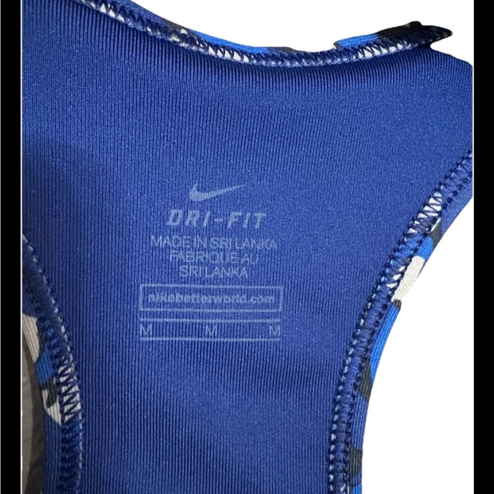 Nike Women's Blue Sports Bra medium - Picture 5 of 5